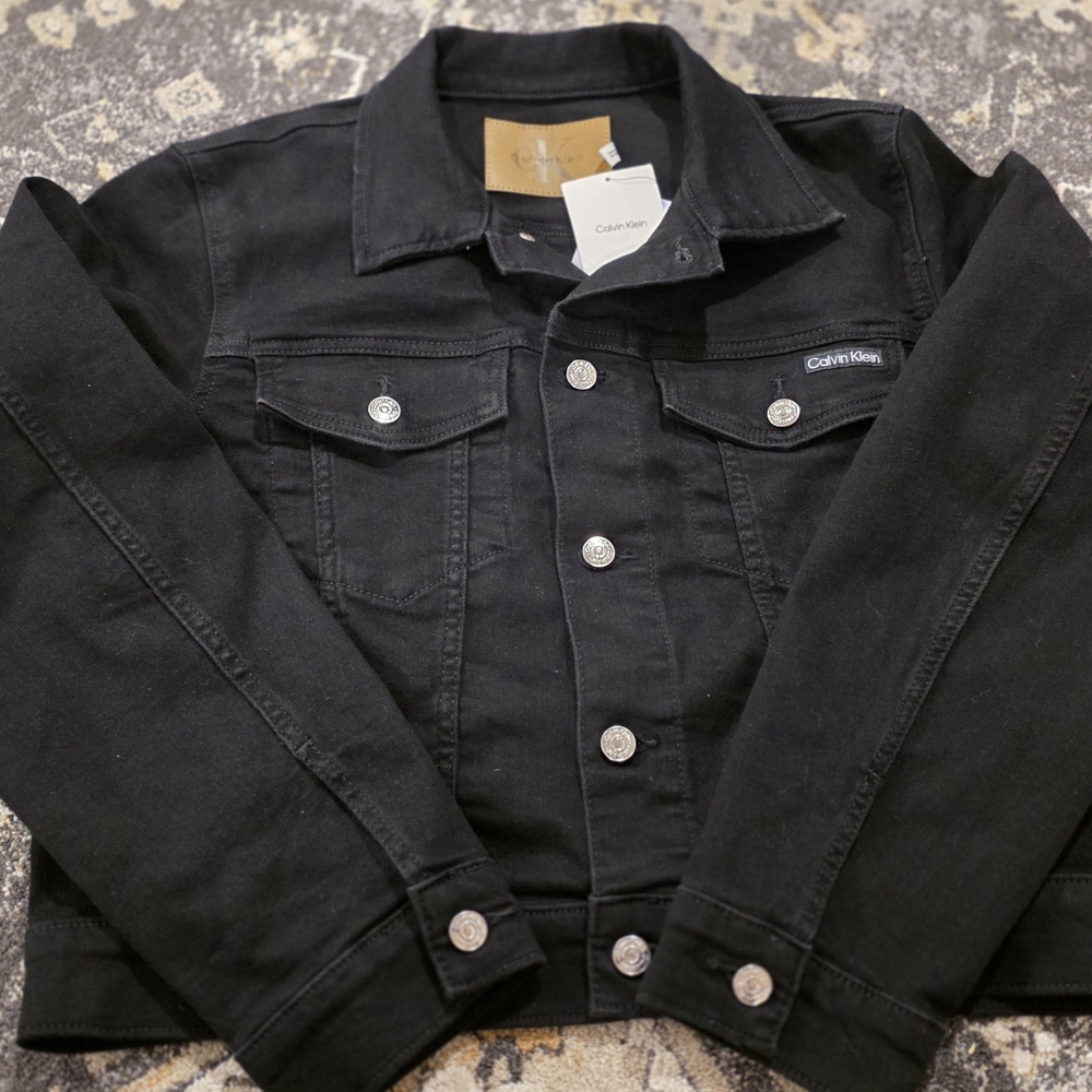 Calvin Klein Black Jean Jacket